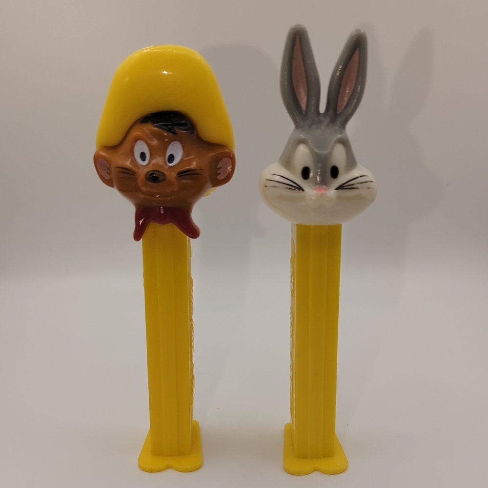 Pez Dispenser Set - Bugs Bunny Speedy Gonzales Looney Tunes
